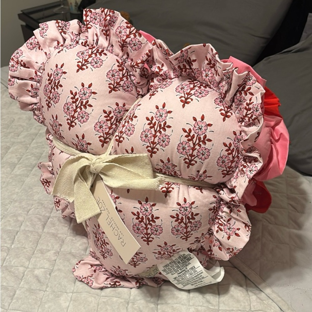 Decorative heart pillows